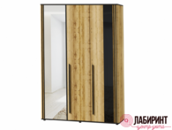Шкаф 3-х ств. с зеркалом Аэлита (РСТ) - "Лабиринт" - интернет-магазин мебели для дома в Екатеринбурге, Первоуральске и Ревде