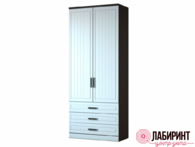 Шкаф 2-х створчатый с ящиками Венеция-1 (РСТ) - "Лабиринт" - интернет-магазин мебели для дома в Екатеринбурге, Первоуральске и Ревде