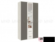 Шкаф 3-х створчатый с зеркалом "Фиеста Нью" ЛДСП (МФ) - "Лабиринт" - интернет-магазин мебели для дома в Екатеринбурге, Первоуральске и Ревде