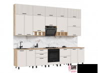 Кухня "Бьянка" 3,4 (1350) (МФ) - "Лабиринт" - интернет-магазин мебели для дома в Екатеринбурге, Первоуральске и Ревде