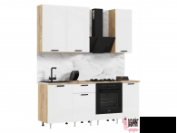 Кухня "Рио нью" 2,0м (900). Компоновка №2 (МФ) - "Лабиринт" - интернет-магазин мебели для дома в Екатеринбурге, Первоуральске и Ревде