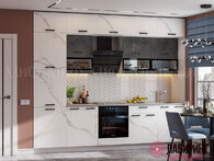 Кухня "Техно" 3,0. Компоновка №2 (МФ) - "Лабиринт" - интернет-магазин мебели для дома в Екатеринбурге, Первоуральске и Ревде