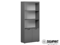Стеллаж с дверками "Неаполь" ЛДСП (МФ) - "Лабиринт" - интернет-магазин мебели для дома в Екатеринбурге, Первоуральске и Ревде