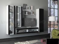 Гостиная МДФ "Флорис" Вариант №1 (МФ) - "Лабиринт" - интернет-магазин мебели для дома в Екатеринбурге, Первоуральске и Ревде