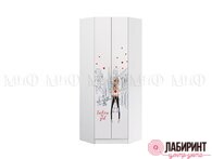 Шкаф угловой "Вега нью герл" МДФ (МФ) - "Лабиринт" - интернет-магазин мебели для дома в Екатеринбурге, Первоуральске и Ревде
