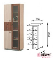 Шкаф МЦН ПМ-3 "Юниор-6"  (МВ) - "Лабиринт" - интернет-магазин мебели для дома в Екатеринбурге, Первоуральске и Ревде