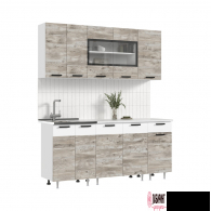 Кухня "Гранд"  1,8м ЛДСП (МФ) - "Лабиринт" - интернет-магазин мебели для дома в Екатеринбурге, Первоуральске и Ревде