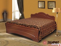 Кровать от спальни "Ивушка-5" 1400*2000мм (МВ) - "Лабиринт" - интернет-магазин мебели для дома в Екатеринбурге, Первоуральске и Ревде