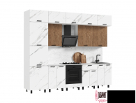 Кухня "Техно" 3,0/1080. Компоновка №6 (МФ) - "Лабиринт" - интернет-магазин мебели для дома в Екатеринбурге, Первоуральске и Ревде