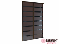 Фасад шкаф-купе ПШ-2.9 1800 МДФ/Стекло "Норд" (РСТ) - "Лабиринт" - интернет-магазин мебели для дома в Екатеринбурге, Первоуральске и Ревде