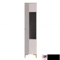 Шкаф витрина со стеклом правый 94.04 "Модена" (ОЛМ) - "Лабиринт" - интернет-магазин мебели для дома в Екатеринбурге, Первоуральске и Ревде