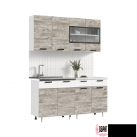 Кухня "Гранд"  1,6м ЛДСП (МФ) - "Лабиринт" - интернет-магазин мебели для дома в Екатеринбурге, Первоуральске и Ревде