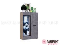 Шкаф-стекло ЛДСП "Нэнси Нью" (МФ) - "Лабиринт" - интернет-магазин мебели для дома в Екатеринбурге, Первоуральске и Ревде