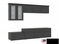 Гостиная вариант №5 "Престиж 1" (МФ) - "Лабиринт" - интернет-магазин мебели для дома в Екатеринбурге, Первоуральске и Ревде