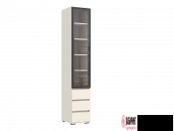 Пенал-стекло с ящиками "Норд" ЛДСП (МФ) - "Лабиринт" - интернет-магазин мебели для дома в Екатеринбурге, Первоуральске и Ревде