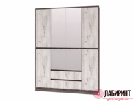 Шкаф 4-х створчатый Милана (РСТ) - "Лабиринт" - интернет-магазин мебели для дома в Екатеринбурге, Первоуральске и Ревде