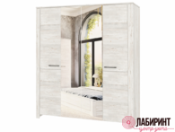 Шкаф 4-х створчатый Моника (РСТ) - "Лабиринт" - интернет-магазин мебели для дома в Екатеринбурге, Первоуральске и Ревде