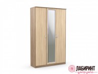 Шкаф трехстворчатый "Дуэт Люкс" с зеркалом (ЭП) - "Лабиринт" - интернет-магазин мебели для дома в Екатеринбурге, Первоуральске и Ревде