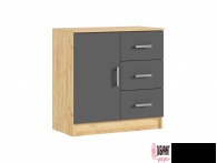 Комод 3 ящика 1 дверь "Бася" ЛДСП" (МФ) - "Лабиринт" - интернет-магазин мебели для дома в Екатеринбурге, Первоуральске и Ревде