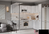 Кухня "Престиж" 2,5*1,8м МДФ  (МФ) - "Лабиринт" - интернет-магазин мебели для дома в Екатеринбурге, Первоуральске и Ревде